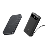 Anker Power Bank (20K, 87W, Built-In USB-C Cable) and Anker MagGo Pok (10K, Slim)