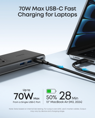 Anker Nano Power Strip (10-in-1, 70W, Clamp) WM