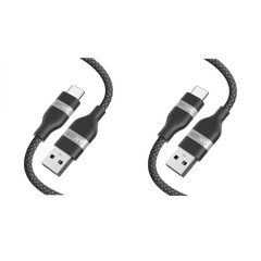 Anker USB-A to USB-C Cable (6 ft, Upcycled-Braided) 2-Pack