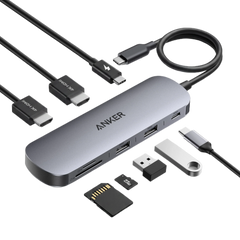 Anker Nano USB-C Hub (8-in-1, Dual Display)