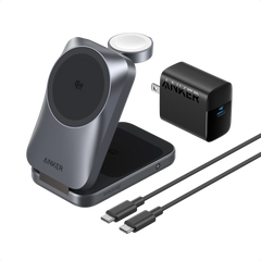 Anker Prime Wireless Charging Station (3-in-1, MagGo, AirCool, Foldable)(BOA)