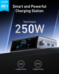 Anker Prime Charger (250W, 6 Ports, GaNPrime) WM