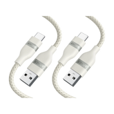 Anker USB-A to USB-C Cable (3 ft, Upcycled-Braided)(2-Pack)