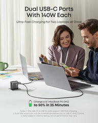 Anker Charger (140W, 4-Port, PD 3.1) with USB-C Cable WM