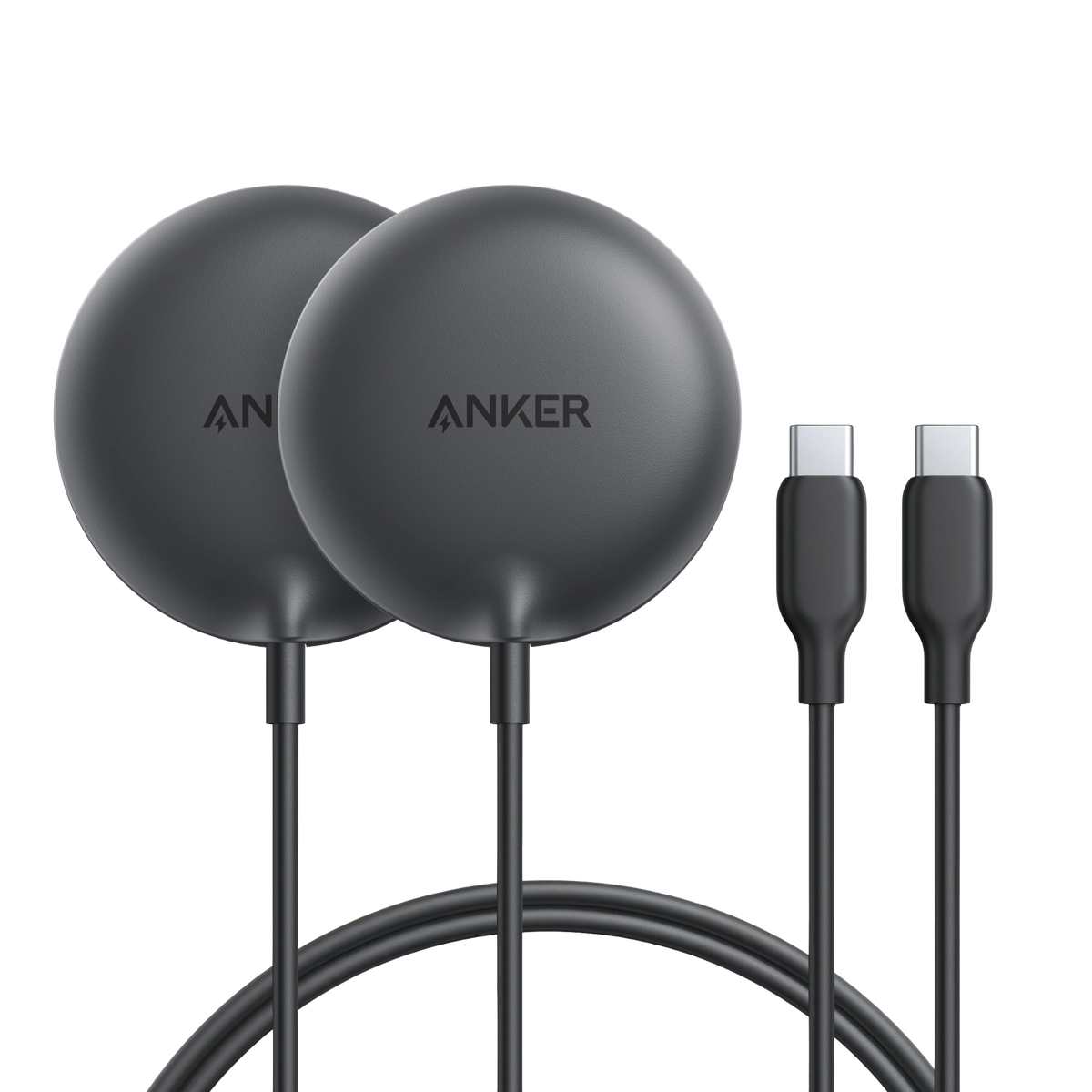 Refurbished Anker Zolo Magnetic Wireless Charger (2-Pack)