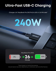 Anker Prime Thunderbolt 5 Cable (3.3 ft / 1.7 ft, 80 Gbps, 240W)
