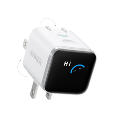 Anker Nano Charger (45W, Smart Display, 180° Foldable) WM