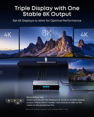 Refurbished Anker Prime Docking Station (14-in-1, Triple Display, DisplayLink) with DL7400