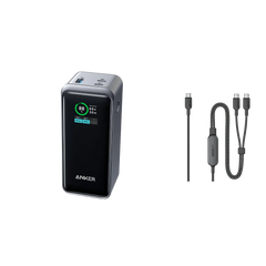 Anker Prime Power Bank (20K, 200W) and Anker 140W 2-in-1 USB-C to USB-C Cable