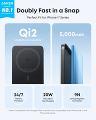 Anker Nano Power Bank (5K, MagGo, Slim)  | Customizable